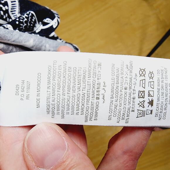 Boden Black & White Floral Long Sleeve Ruched Jersey Mini Dress Women's size 12L - Picture 9 of 13